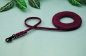 Petite Fettleder Leine geflochten 8mm x 2m ohne Schlaufe Pink
