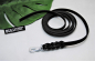 Lederleine Spezial geflochten 13mm x 1,5m mit Schlaufe schwarz