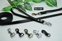 Bullyzei Leine PVC 20mm x 1m ohne Schlaufe, Schwarz