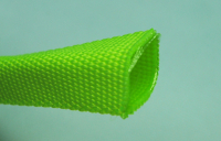 Bullyzei Leine Schlauchgurt 20mm x 1,5m mit Schlaufe, Neon