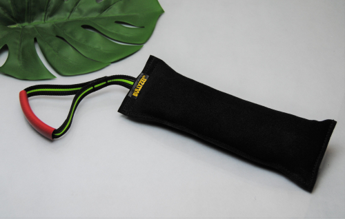 Beißwurst Leder  30x7 cm, 1 Griff