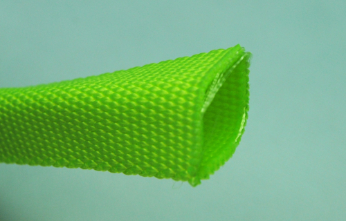 Bullyzei Leine Schlauchgurt 20mm x 1,5m mit Schlaufe, Neon