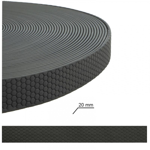 Bullyzei Leine PVC 20mm x 1m ohne Schlaufe, Schwarz