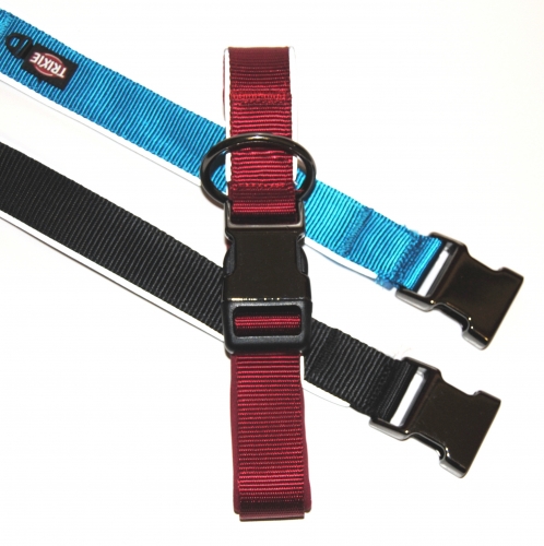 Experience Halsband XS-S, extra breit 25mm mit Neopren, blau