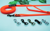 Bullyzei Leine PVC 20mm x 2m mit Schlaufe, Orange