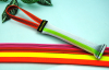 Beißwurst Feuerwehrschlauch Neon-Extrem 20 x 3,5 cm, 1 Schlaufe
